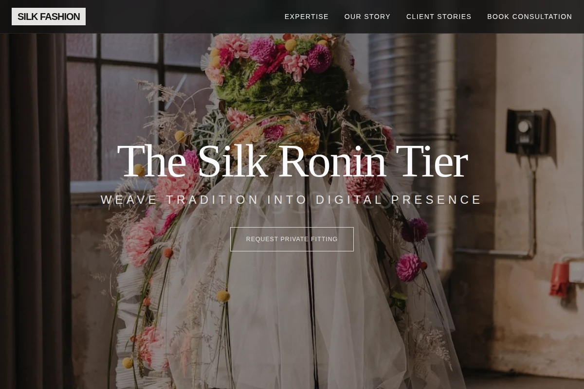 Silk Fashion Design