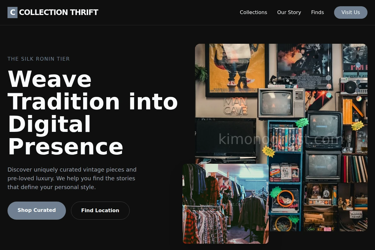 Collection Thrift Secondhand Store